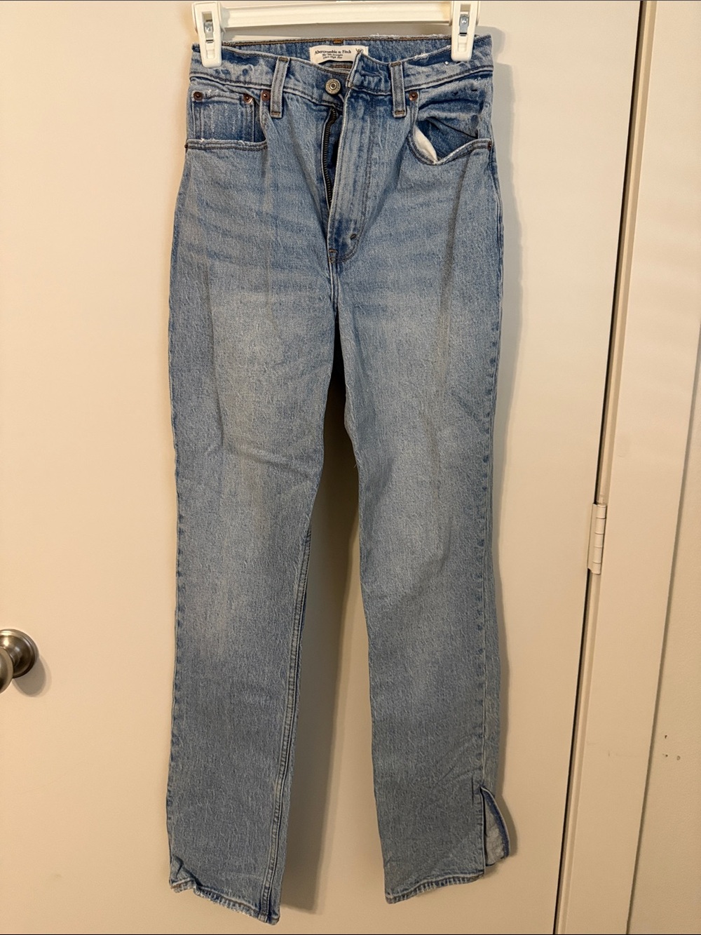 Abercrombie & Fitch Light Blue Straight Leg Jeans